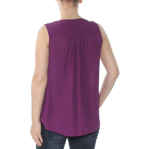INC International Concepts Faux-Wrap Hardware Top (Purple Paradise S) 14152 - Picture 2 of 4